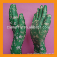 Light Duty Flower Printed Nitrile Dipped Garden Glove